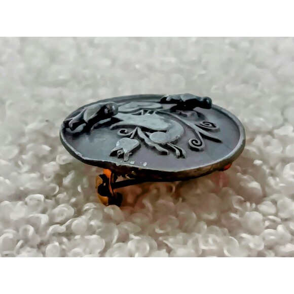 Vintage Torino Pewter Bird Brooch & Earrings Set - Picture 7 of 14